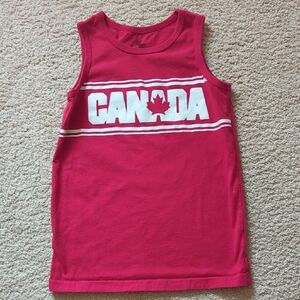 Canada Red Kids Tank Top